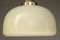 Ivory-Colored Opal Glass and Wood Pendant Lamp, 1970s 7