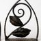 Vintage Handmade Wrought Iron Bookends, 1940s, Set of 2 2