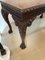 Grande Table d'Appoint Victorienne Antique en Acajou Sculpté, 1860s 8