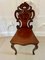 Antique Victorian Mahogany Hall Chairs, 1850s, Set of 2 4