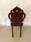 Antique Victorian Mahogany Hall Chairs, 1850s, Set of 2 7