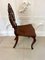 Antique Victorian Mahogany Hall Chairs, 1850s, Set of 2 6
