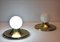 Large Wall Lamps in Brass and Glass by Achille Castiglioni for Flos, 1970s, Set of 2 4