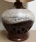 Vintage Table Lamp with Brown Ceramic Base, 1970s, Image 4