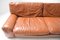 Bengodi Sofa in Original Cognac Leather by Cini Boeri for Arflex, Italy 4