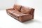 Bengodi Sofa aus cognacfarbenem Leder von Cini Boeri für Arflex, Italien 12