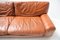 Bengodi Sofa in Original Cognac Leather by Cini Boeri for Arflex, Italy 3