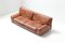Bengodi Sofa aus cognacfarbenem Leder von Cini Boeri für Arflex, Italien 15