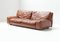 Bengodi Sofa in Original Cognac Leather by Cini Boeri for Arflex, Italy 1