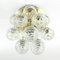 Mid-Century Murano Glass & Brass Flush Mount / Ceiling Light from Doria Leuchten, Germany, 1960s, Image 5