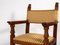 Vintage Throne Armchair in Oak 5