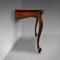 Antique English Victorian Serpentine Console Table, 1840s, Image 3