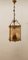 Brass Suspension Light in Decorated Glass, Image 2