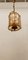 Brass Suspension Light in Decorated Glass, Image 10