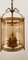 Brass Suspension Light in Decorated Glass, Image 13