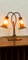 Lámpara de mesa vintage de dos luces con cristal de Murano decorado, Imagen 16