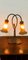 Vintage 2-Light Table Lamp with Decorated Murano Glass 13