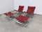 Paul Tuttle Style Lounge Chairs & Ottomans, Set of 4 1