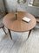 Scandinavian Round Extendable Dining Table in Teak, 1960s 7