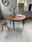 Scandinavian Round Extendable Dining Table in Teak, 1960s 15