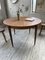 Scandinavian Round Extendable Dining Table in Teak, 1960s 23