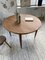 Scandinavian Round Extendable Dining Table in Teak, 1960s 8