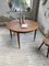 Scandinavian Round Extendable Dining Table in Teak, 1960s, Image 22