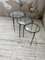 Nesting Tables in Metal & Glass, 1950s, Set of 3 41