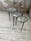 Nesting Tables in Metal & Glass, 1950s, Set of 3, Image 41