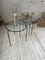 Nesting Tables in Metal & Glass, 1950s, Set of 3 2