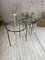Nesting Tables in Metal & Glass, 1950s, Set of 3, Image 2