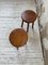 Vintage Pine Stools, 1960s, Set of 2, Image 17