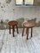 Vintage Pine Stools, 1960s, Set of 2, Image 7