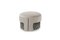 Pouf in Lunite grigio di Dooq, set di 2, Immagine 2