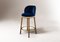 Blue Alma Bar Chair by Dooq 2