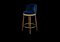 Blue Alma Bar Chair by Dooq 1