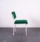 Sedia da ufficio Bauhaus verde e bianca, anni '50, Immagine 3