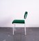 Bauhaus Green and White Office Chair, 1950s 4