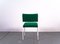 Bauhaus Green and White Office Chair, 1950s 5