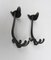 Black Brass Animal Cloakroom Hook by Walter Bosse, 1950s, Set of 12, Image 19