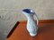 Crispe Blue Enamel Vase, 1950s 6