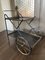 Vintage Regency Italian Brass and Metal Bar Cart, 1950s 4