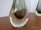 Jarrones italianos de cristal de Murano Formia de Fornace Mian, años 70. Juego de 2, Imagen 6