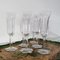 Baccarat Champagnerflöten aus Kristallglas, 1990er, 6 . Set 4