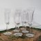 Flute da champagne Baccarat in cristallo, anni '90, set di 6, Immagine 4