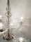 Large Murano Clear Glass Chandelier, 1940s, Image 6