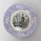 Escenas historizadas del siglo XIX con platos de fayenza Guess, Francia, Imagen 6