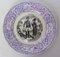 Escenas historizadas del siglo XIX con platos de fayenza Guess, Francia, Imagen 5