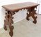 Spanish Revival Carved Colonial Console Table, 1960s 3