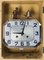Art Deco French Walnut Wall Clock with Chime, 1950s, Image 4